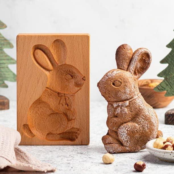 Emporte Pièce - CookieWood™ - Lapin Assis - Le sucre doré
