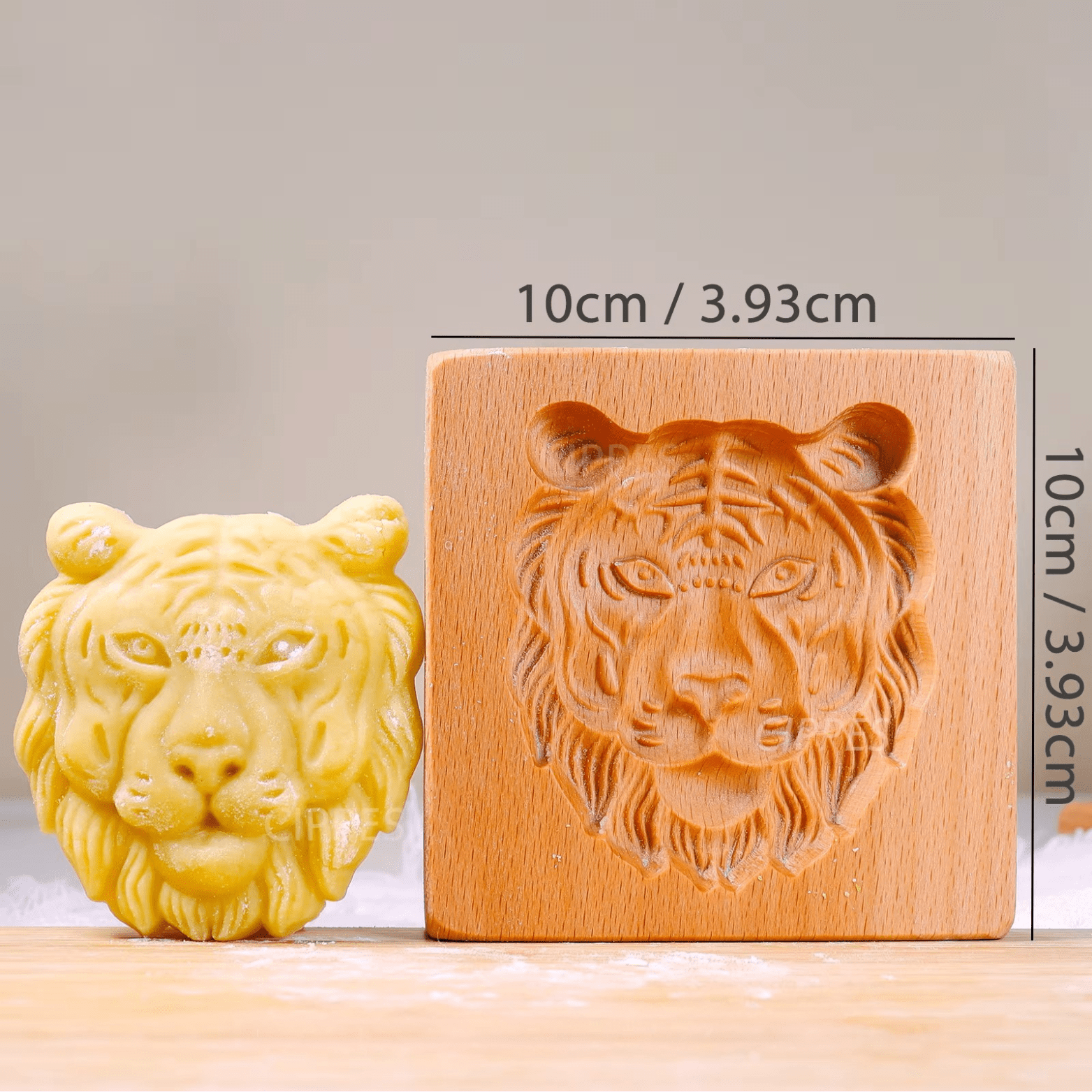 Emporte Pièce - CookieWood™ - Tigre - Le sucre doré