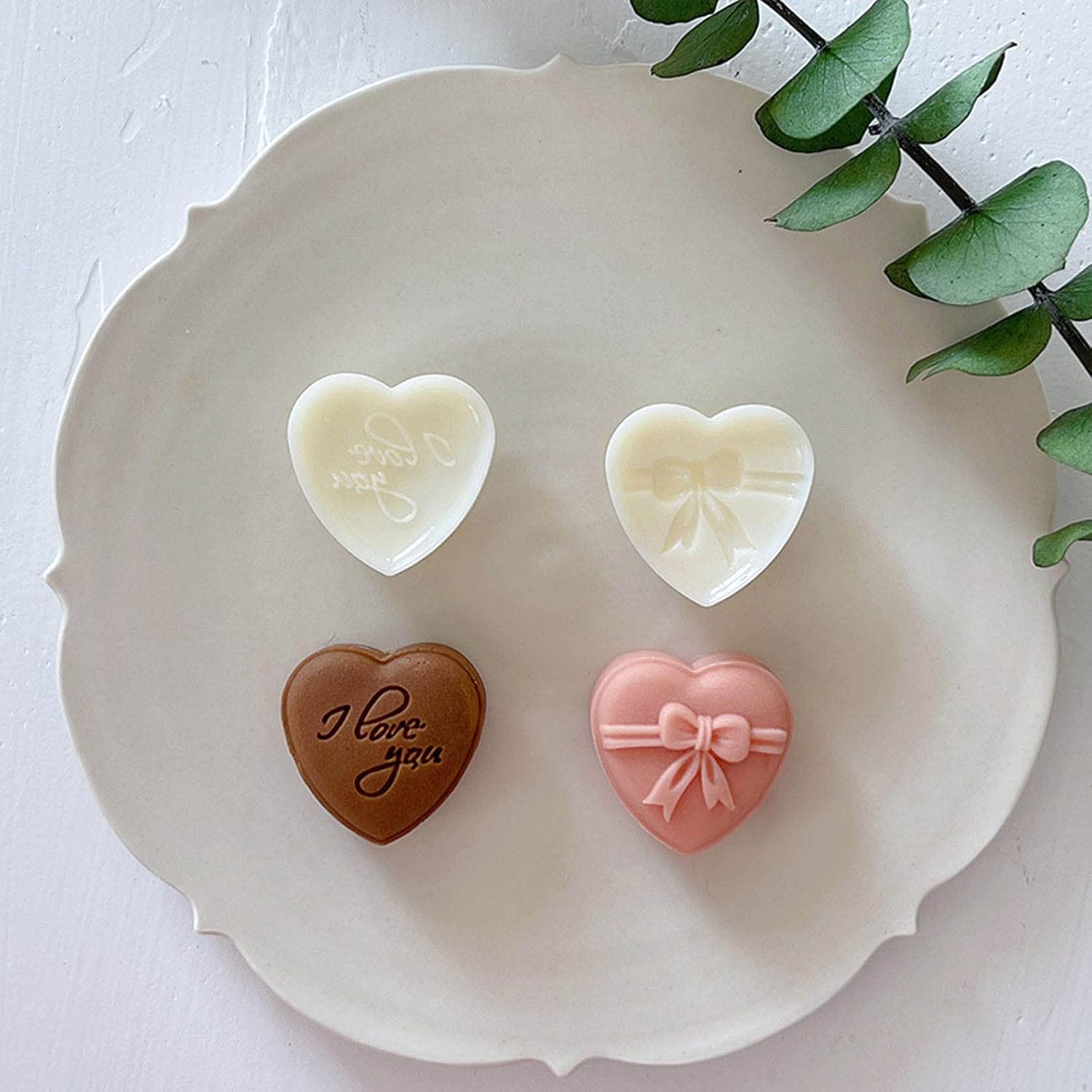 Moule à Gâteau - SakuMold™ - Cœur Enchanteur - Le sucre doré