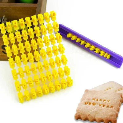 Moule à patisserie - BakingPastryDecoration™ - Nombre et Lettre - Le sucre doré
